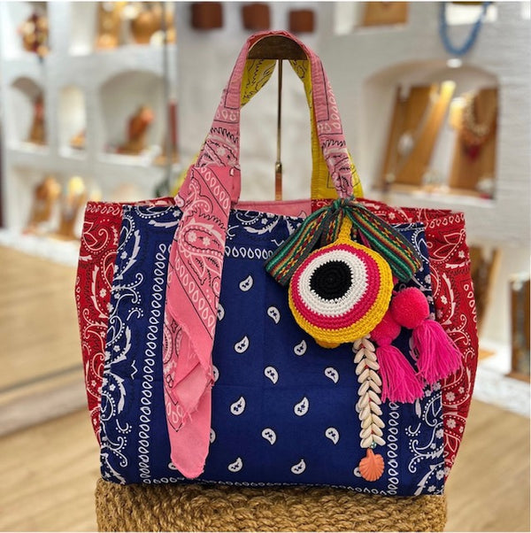 Handmade Bandana Bags from Salvador de Bahia, Brazil