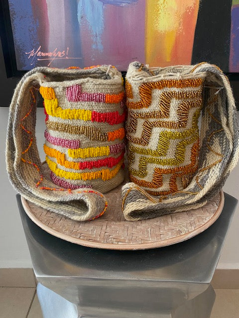 Silk Cord Woven Bags