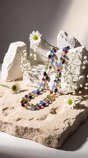 Long Glass Necklaces