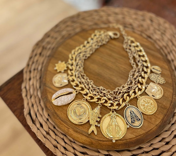 Triple Santuario Necklace