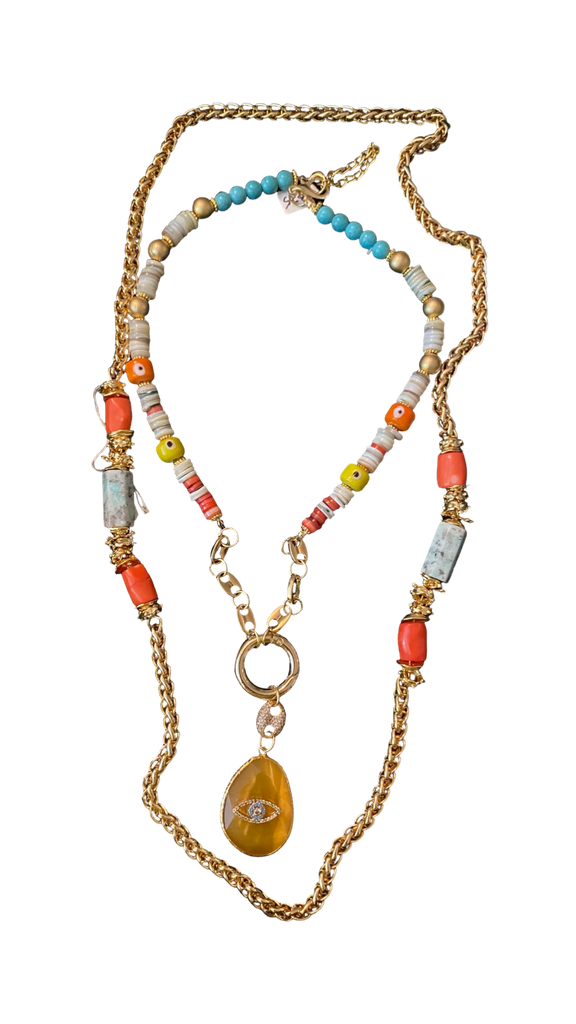 Colorful Turkish Necklace Set