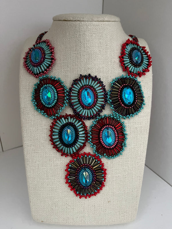 Beaded Medallion Necklaces